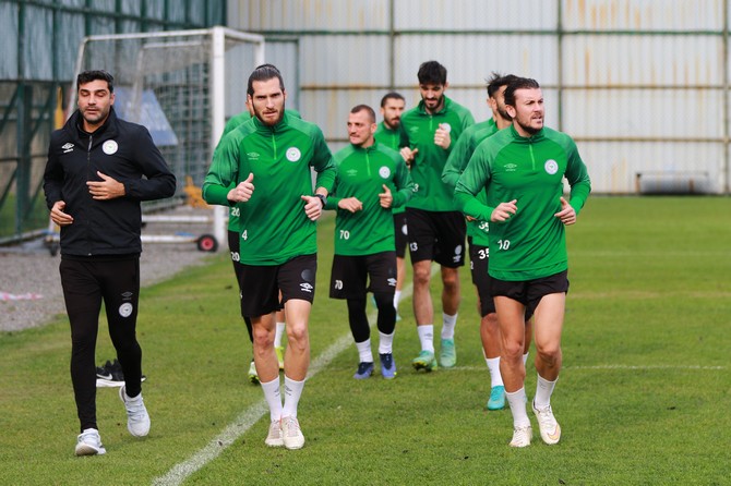 Çaykur Rizespor, Göztepe maçı hazırlıklarını sürdürdü