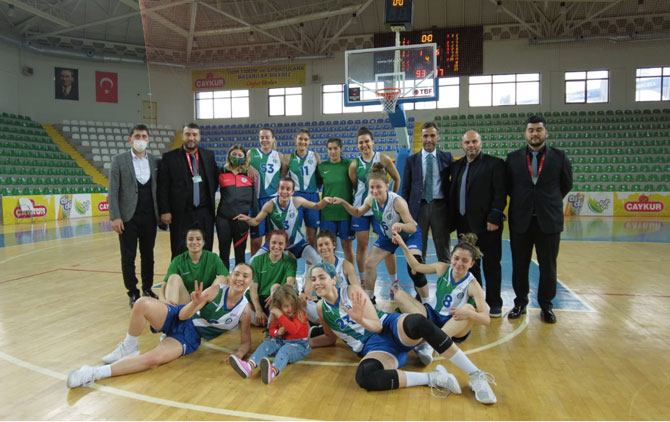Rize Belediyesi Kadın Basketbol Takımı, Altınel Spor’a 56 Sayı Fark Attı Grupta 5'te 5 Yaptı